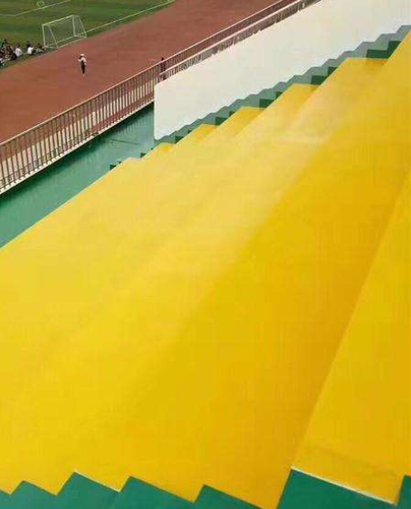 延平球场台阶翻新修补改造